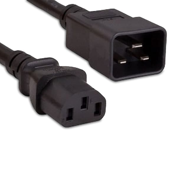 Enet C13 To C20 3Ft Black Power Cord C13C20-3F-ENC - main